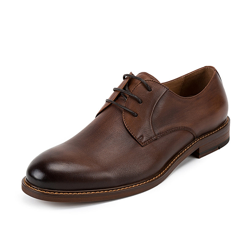 Casual top layer leather shoes for men