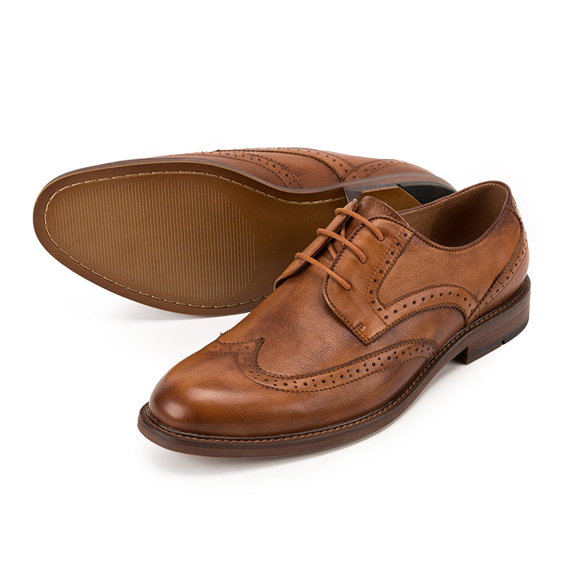 Business casual formal handmade leather shoes