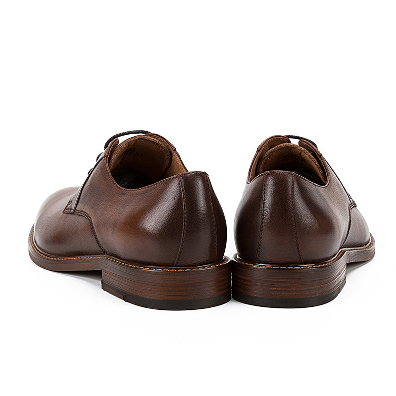 Casual top layer leather shoes for men
