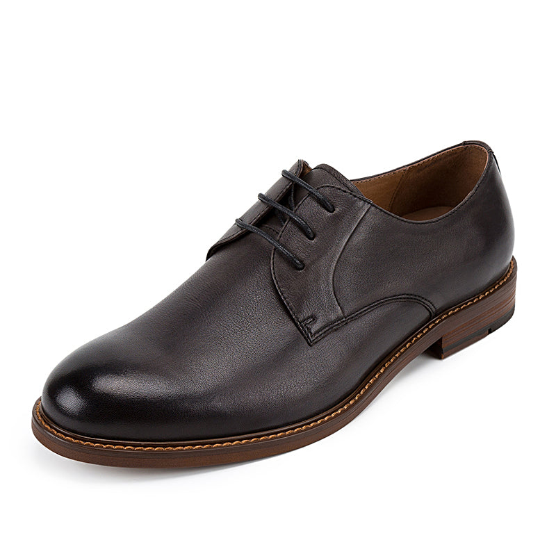 Casual top layer leather shoes for men