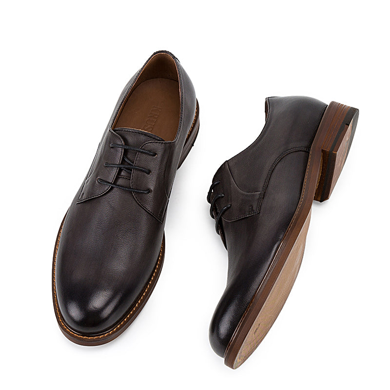 Casual top layer leather shoes for men