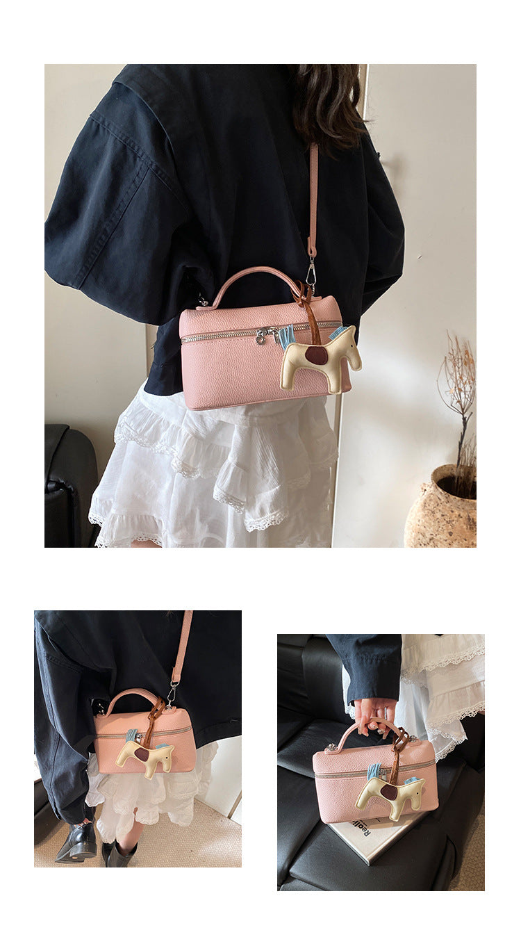 New Hand-Carrying Bag Women's Simple Fashion Small Square Bag All-Match Messenger Bag