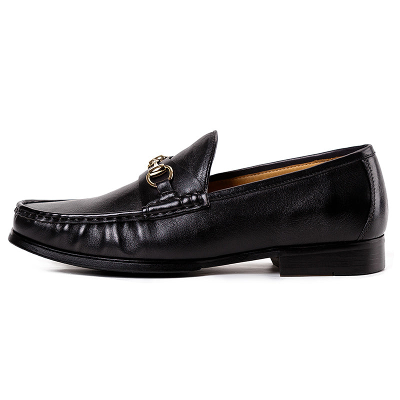 Handmade casual men's leather shoes