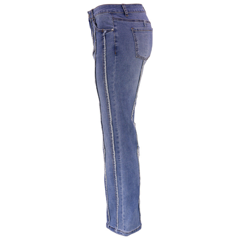 Straight Elastic Women's Jeans