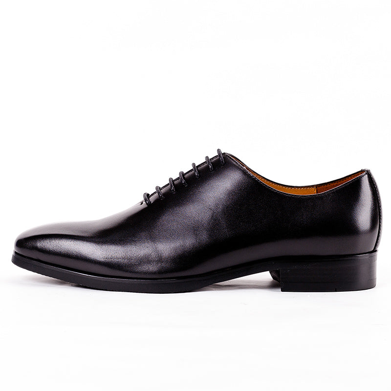Handmade men's top layer cowhide breathable handmade leather shoes