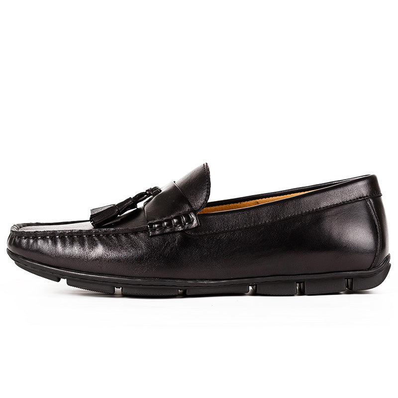 Leather men's shoes Rubber wear-resistant handmade leather shoes