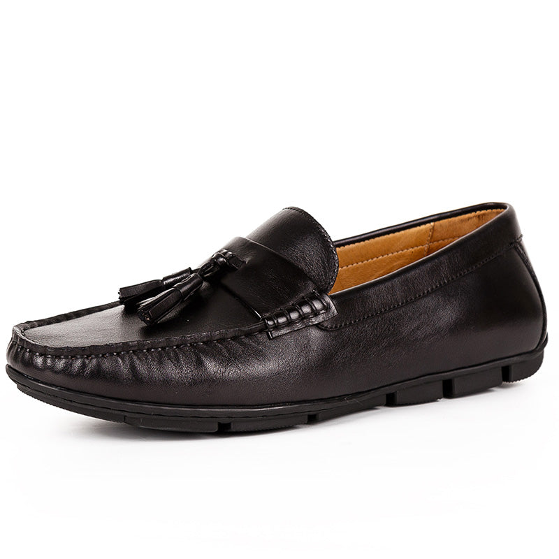 Leather men's shoes Rubber wear-resistant handmade leather shoes