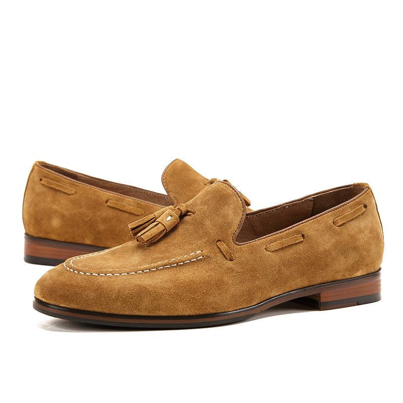 Casual breathable leather handmade shoes