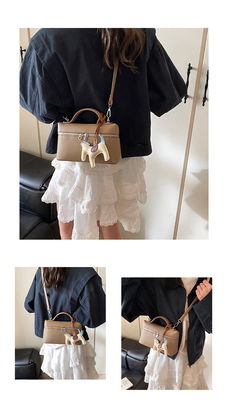 New Hand-Carrying Bag Women's Simple Fashion Small Square Bag All-Match Messenger Bag