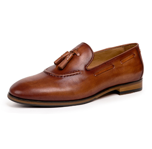 Leather handmade breathable leather shoes