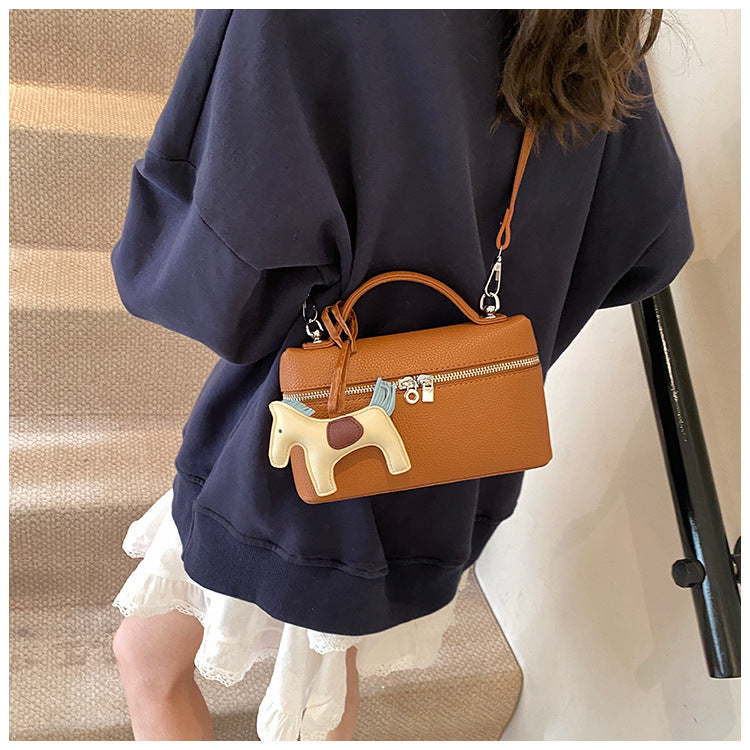New Hand-Carrying Bag Women's Simple Fashion Small Square Bag All-Match Messenger Bag
