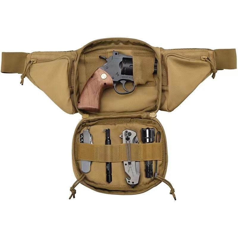 Multifunctional Bag Outdoor Tactical Multifunctional Storage Waist Bag Outdoor Military Enthusiast Hiking Casual Waist Bag Running Sports