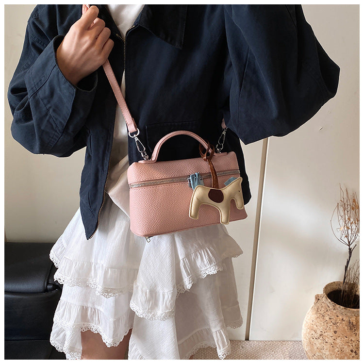 New Hand-Carrying Bag Women's Simple Fashion Small Square Bag All-Match Messenger Bag