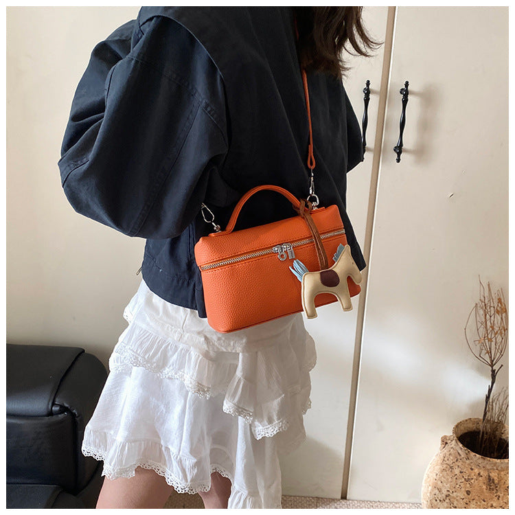 New Hand-Carrying Bag Women's Simple Fashion Small Square Bag All-Match Messenger Bag