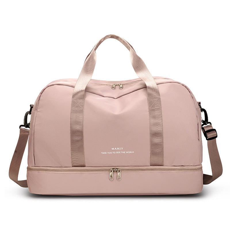Large Capacity Travel Bag for Short Trips, Lightweight Handbag, Dry and Wet Separation Gym Bag, Sports Bag