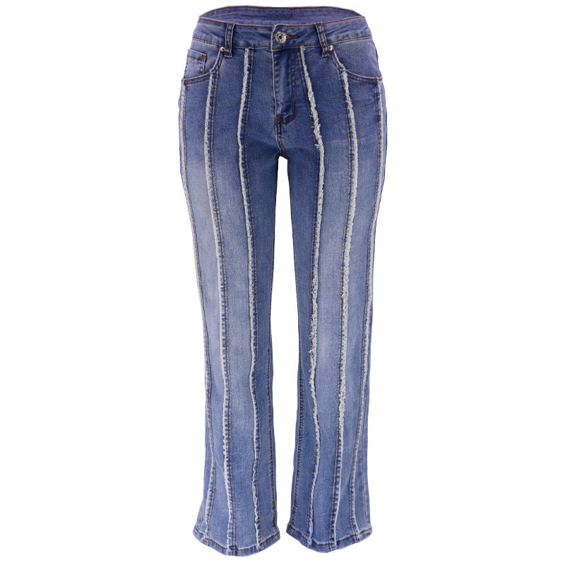 Straight Elastic Women's Jeans