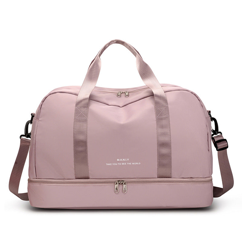 Large Capacity Travel Bag for Short Trips, Lightweight Handbag, Dry and Wet Separation Gym Bag, Sports Bag