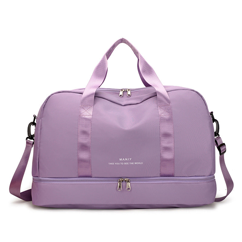 Large Capacity Travel Bag for Short Trips, Lightweight Handbag, Dry and Wet Separation Gym Bag, Sports Bag