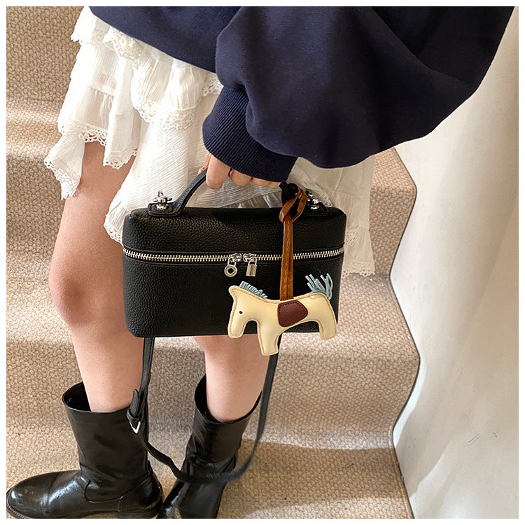 New Hand-Carrying Bag Women's Simple Fashion Small Square Bag All-Match Messenger Bag
