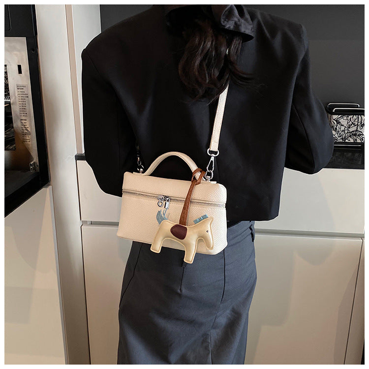 New Hand-Carrying Bag Women's Simple Fashion Small Square Bag All-Match Messenger Bag