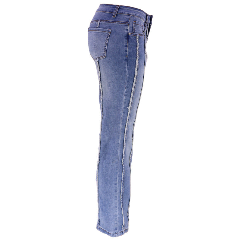 Straight Elastic Women's Jeans