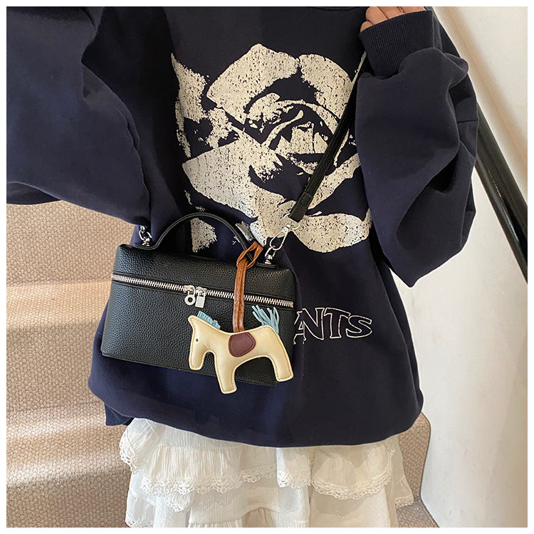 New Hand-Carrying Bag Women's Simple Fashion Small Square Bag All-Match Messenger Bag