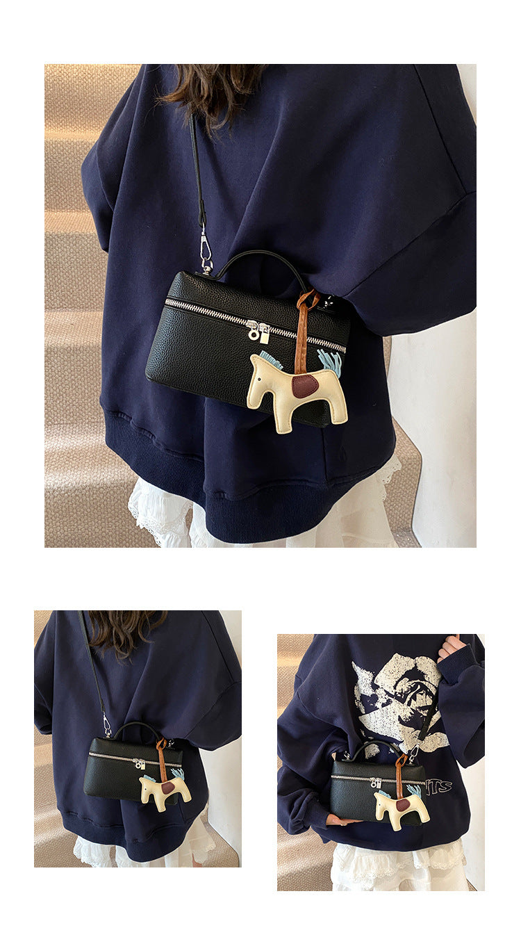 New Hand-Carrying Bag Women's Simple Fashion Small Square Bag All-Match Messenger Bag