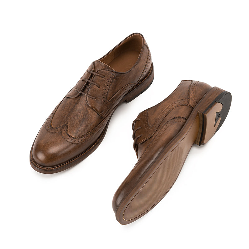 Business casual formal handmade leather shoes
