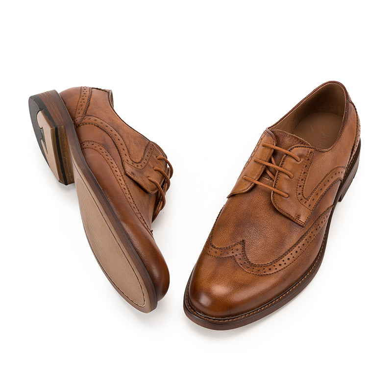 Business casual formal handmade leather shoes