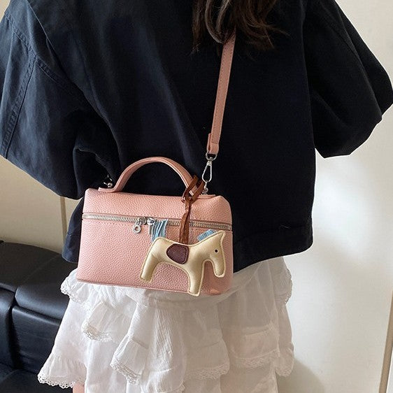 New Hand-Carrying Bag Women's Simple Fashion Small Square Bag All-Match Messenger Bag