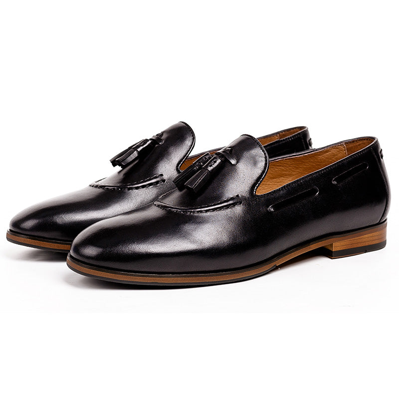 Leather handmade breathable leather shoes