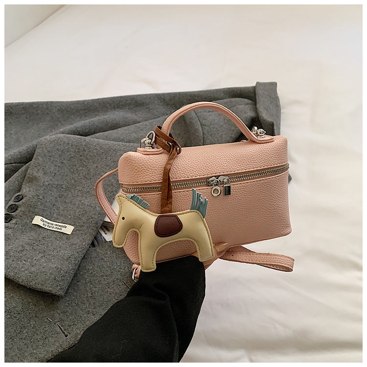 New Hand-Carrying Bag Women's Simple Fashion Small Square Bag All-Match Messenger Bag