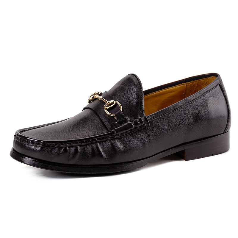 Handmade casual men's leather shoes