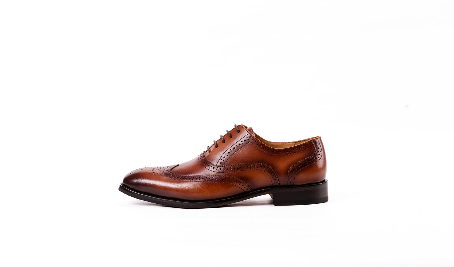 Cowhide business dress handmade leather shoes