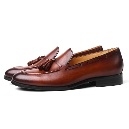 Handmade leather shoes for men