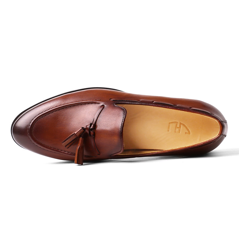 Handmade leather shoes for men
