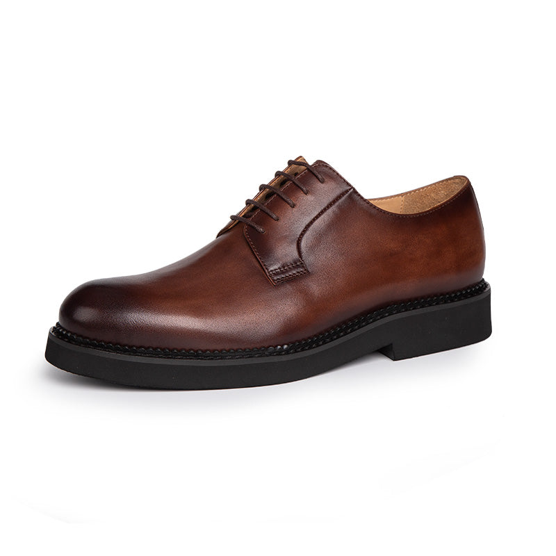 Men's casual business handmade leather shoes
