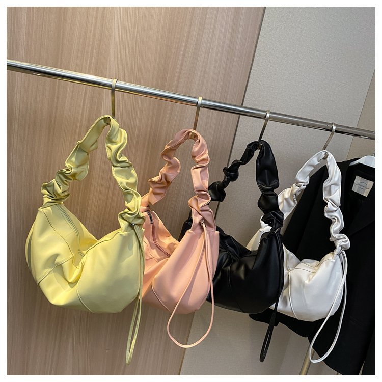 Large Capacity Crossbody Bag Fashionable Shoulder Dumpling Bag