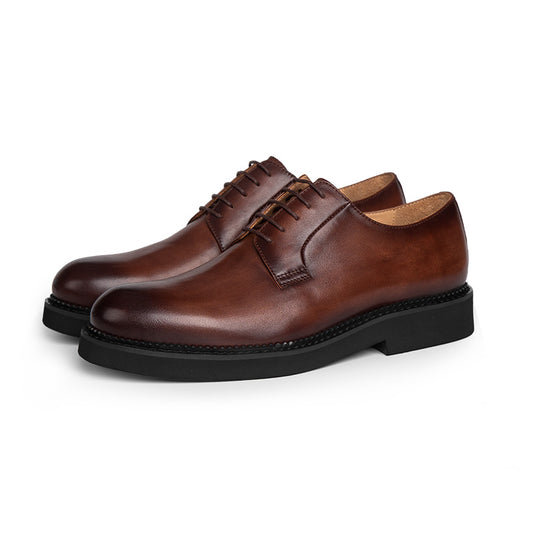 Men's casual business handmade leather shoes