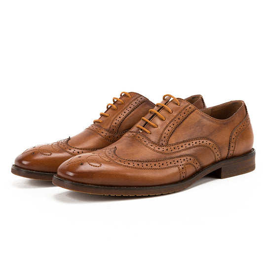 Handmade leather shoes