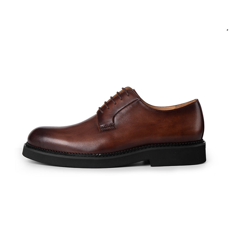 Men's casual business handmade leather shoes