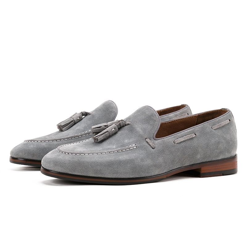 Casual breathable leather handmade shoes