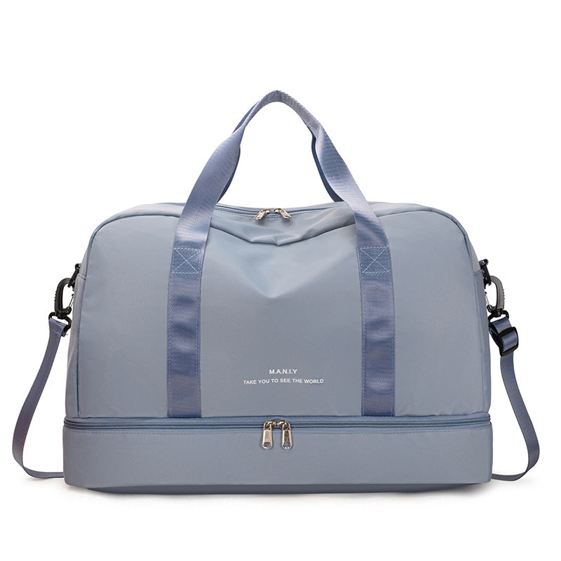 Large Capacity Travel Bag for Short Trips, Lightweight Handbag, Dry and Wet Separation Gym Bag, Sports Bag