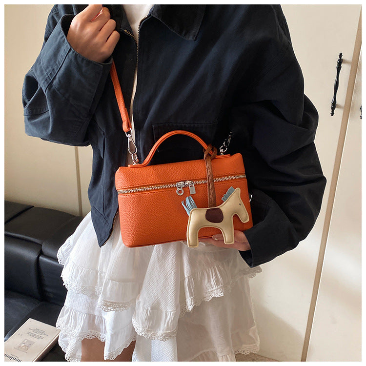 New Hand-Carrying Bag Women's Simple Fashion Small Square Bag All-Match Messenger Bag