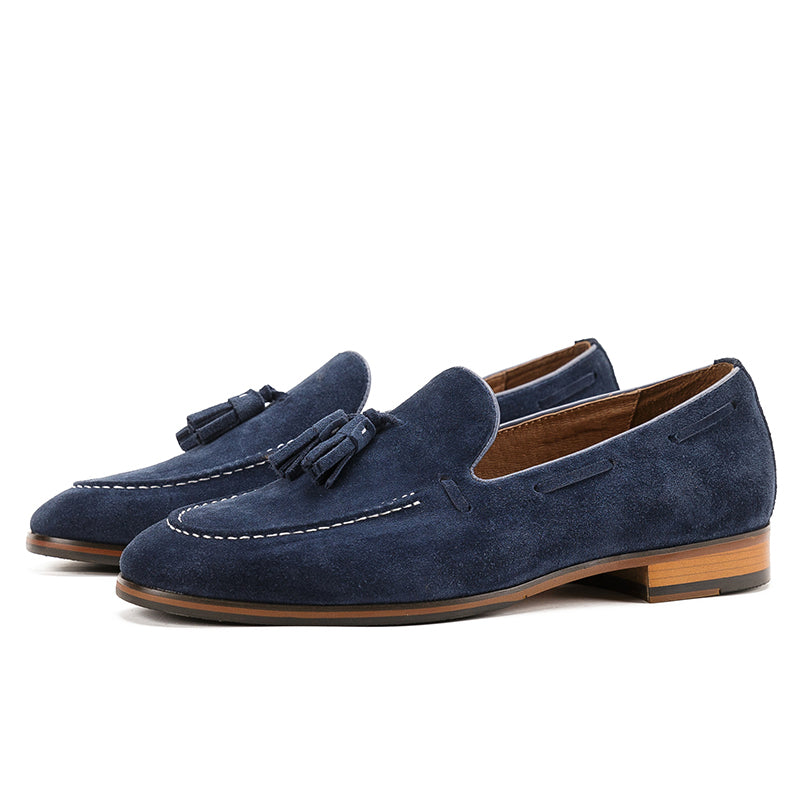Casual breathable leather handmade shoes