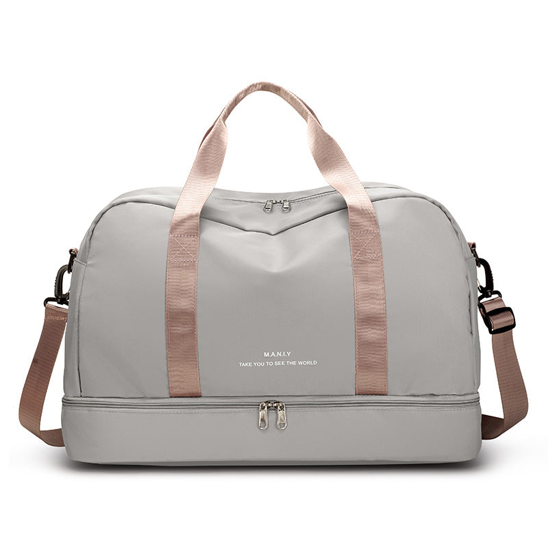 Large Capacity Travel Bag for Short Trips, Lightweight Handbag, Dry and Wet Separation Gym Bag, Sports Bag