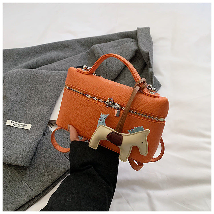 New Hand-Carrying Bag Women's Simple Fashion Small Square Bag All-Match Messenger Bag