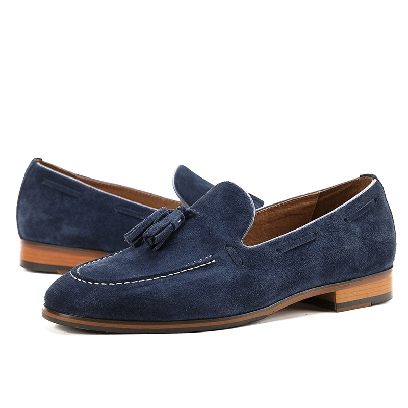Casual breathable leather handmade shoes