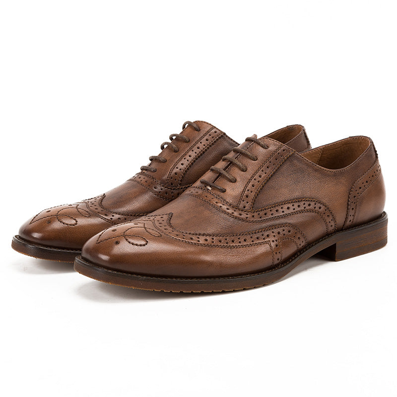 Handmade leather shoes