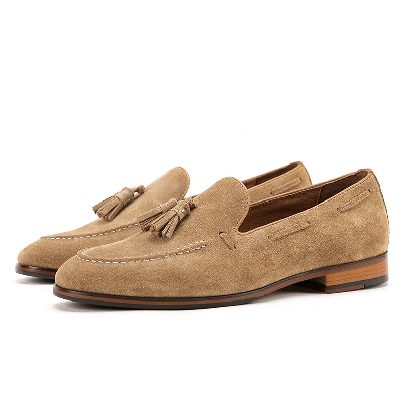 Casual breathable leather handmade shoes
